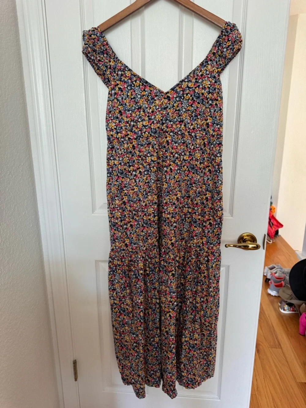 Old Navy Multicolor Floral Maxi Dress - Picture 1 of 4